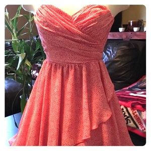 Women's coral dress